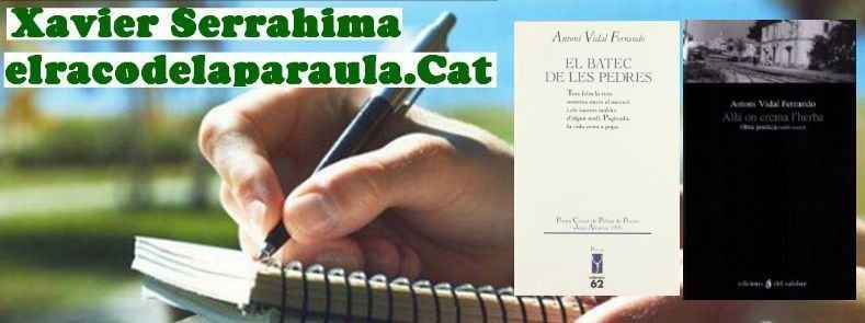 El batec de les pedres, d’Antoni Vidal Ferrando, Edicions 62, 1996